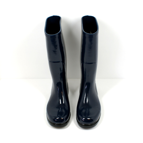 Columbia Rain Boots (Downpour) Dark Navy Blue - Picture 5 of 7